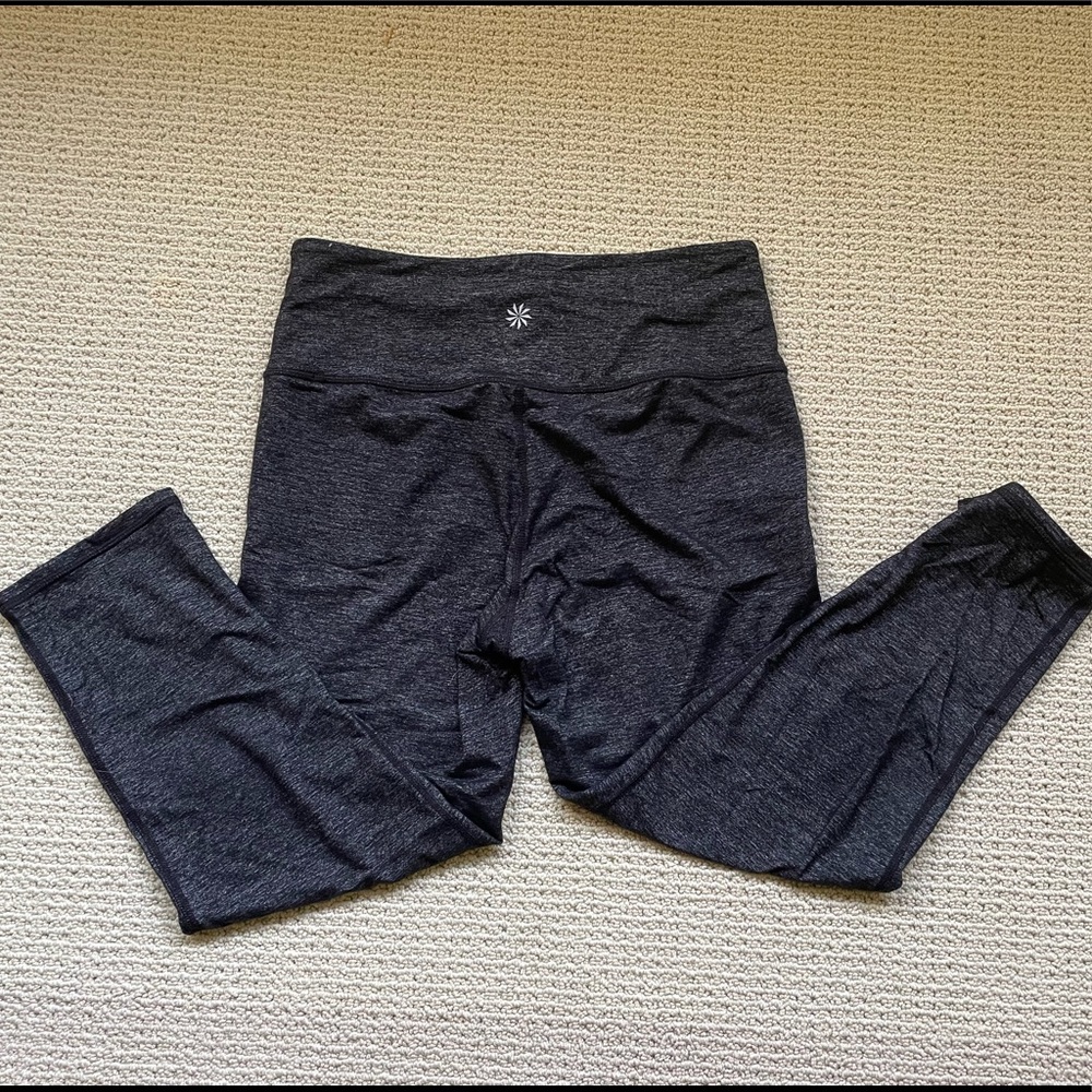 Athleta space dye ankle leggings